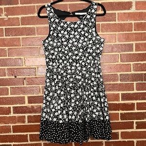 LC Lauren Conrad Floral Print Dress, size 12